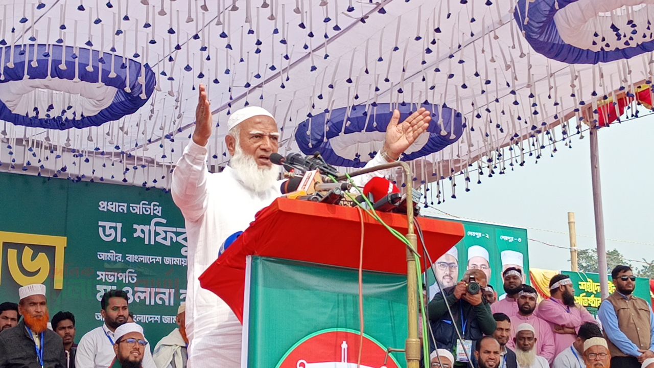 যতদিন মানুষের অধিকার নিশ্চিত না হবে, ততদিন চব্বিশ চলবে : শফিকুর রহমান