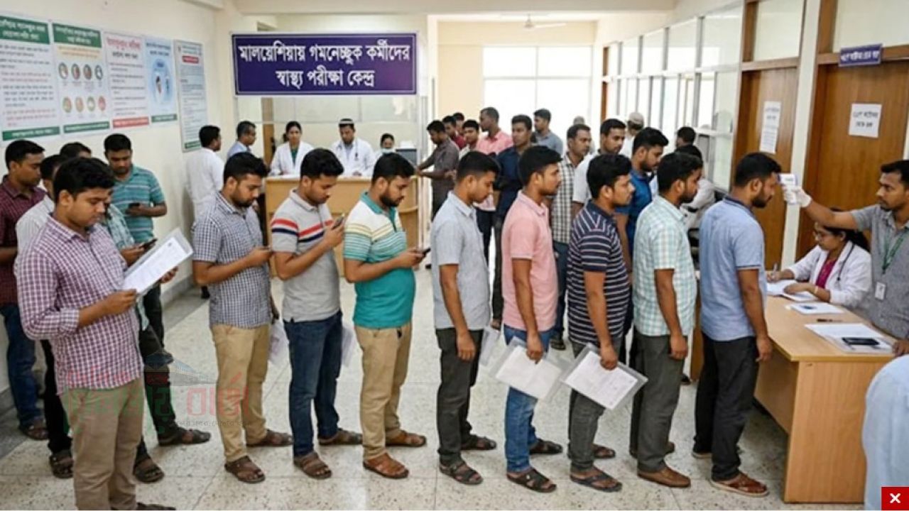 মালয়েশিয়াগামী কর্মীদের মেডিকেল ফি কত, নির্ধারণ করে দিল সরকার